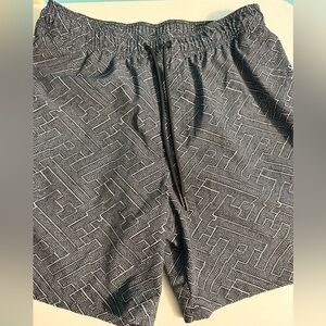 Goodfellow & Co Black and White Patterned Shorts